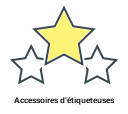 Accessoires d'étiqueteuses