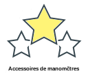 Accessoires de manomčtres