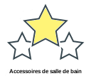 Accessoires de salle de bain