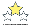 Accessoires et Maintenance