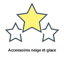 Accessoires neige et glace