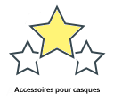 Accessoires pour casques