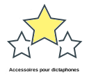 Accessoires pour dictaphones