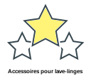 Accessoires pour lave-linges