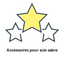 Accessoires pour scie sabre