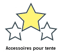 Accessoires pour tente