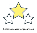 Accessoires remorques vélos