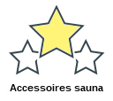 Accessoires sauna