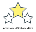 Accessoires téléphones fixes