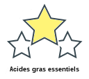 Acides gras essentiels