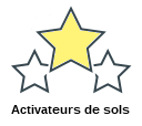 Activateurs de sols