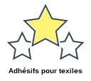 Adhésifs pour texiles