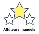 Affűteurs manuels