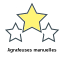 Agrafeuses manuelles