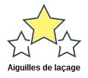 Aiguilles de laçage