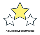 Aiguilles hypodermiques