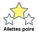 Ailettes poire