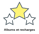 Albums et recharges