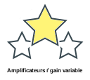 Amplificateurs ŕ gain variable