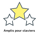 Amplis pour claviers