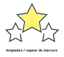 Ampoules ŕ vapeur de mercure