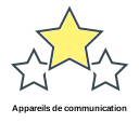 Appareils de communication