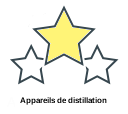 Appareils de distillation