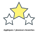 Appliques ŕ plusieurs branches