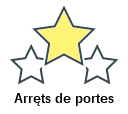 Arręts de portes