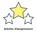 Articles d'acupression