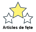 Articles de fęte