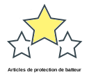 Articles de protection de batteur