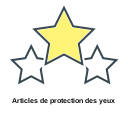 Articles de protection des yeux