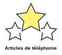 Articles de téléphonie