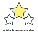 Articles de transport pour chats