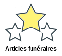 Articles funéraires