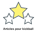 Articles pour kickball