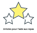 Articles pour l'aide aux repas