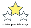 Articles pour l'éclairage