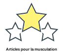 Articles pour la musculation