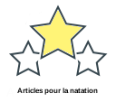 Articles pour la natation