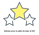 Articles pour la salle de bain et WC