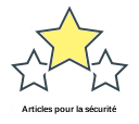 Articles pour la sécurité