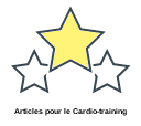 Articles pour le Cardio-training
