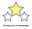 Articles pour le matelassage