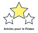 Articles pour le Pilates