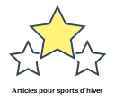 Articles pour sports d'hiver