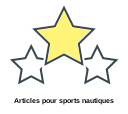 Articles pour sports nautiques