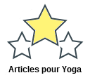 Articles pour Yoga