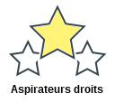 Aspirateurs droits